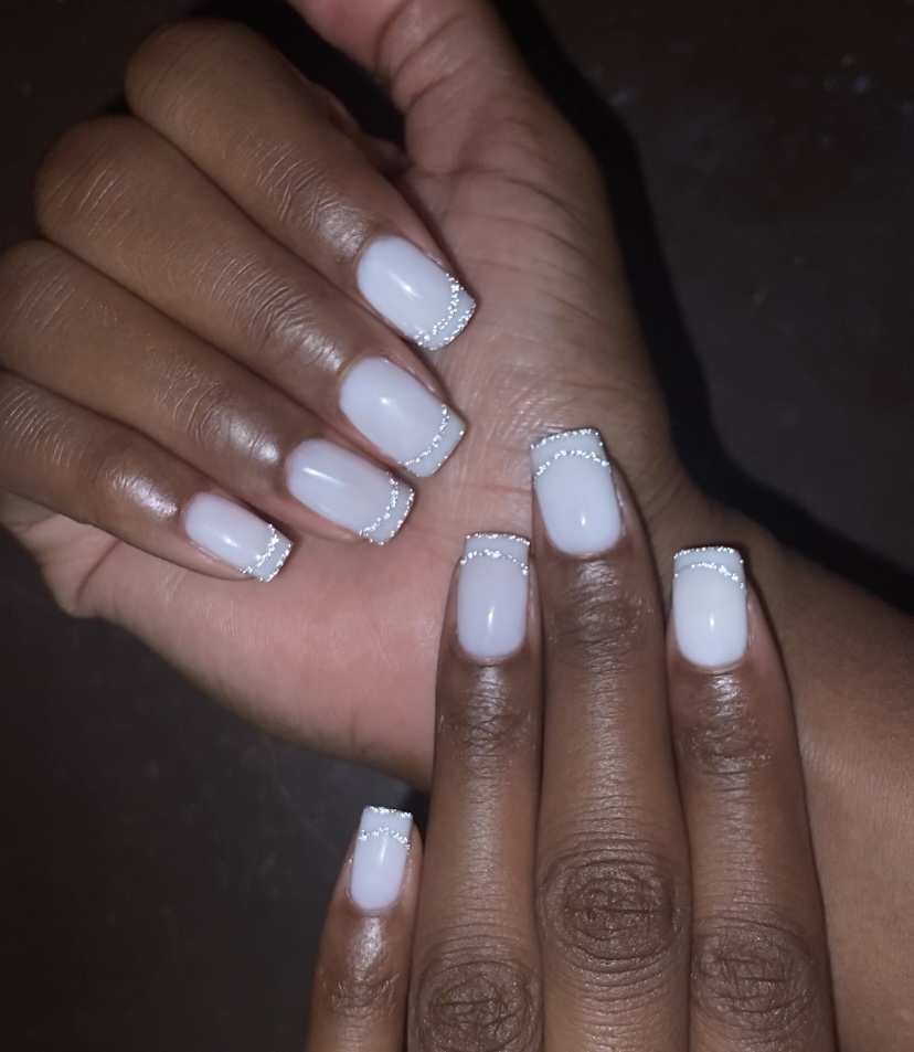 Classy French tip nail designs. Unique French tip